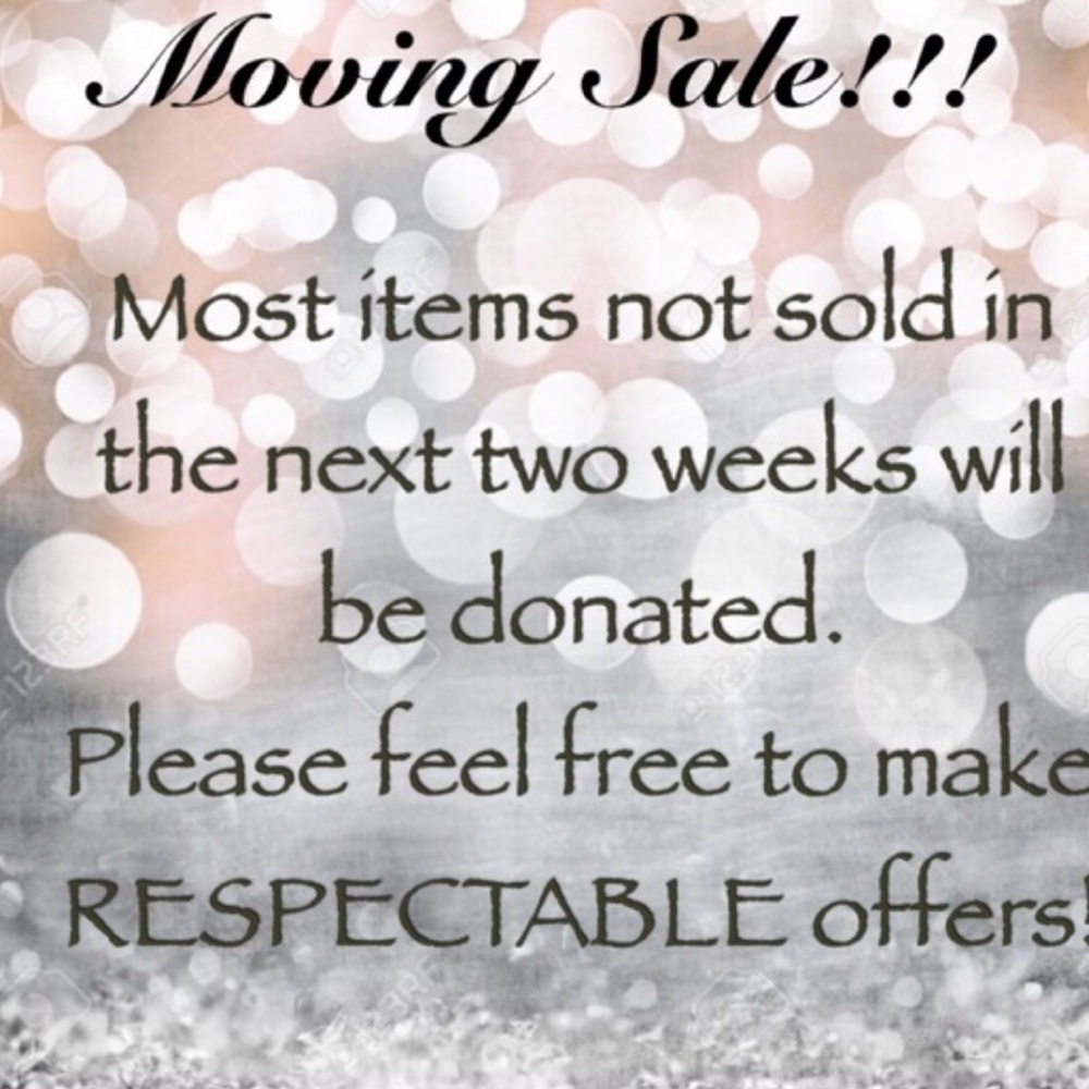 MOVING SALE! Anthro, Vintage, And More!